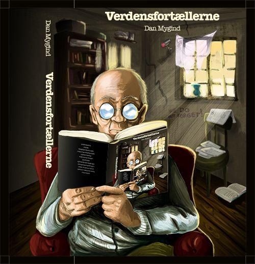 Forside til "Verdensfortællerne" af Dan Mygind (2017)