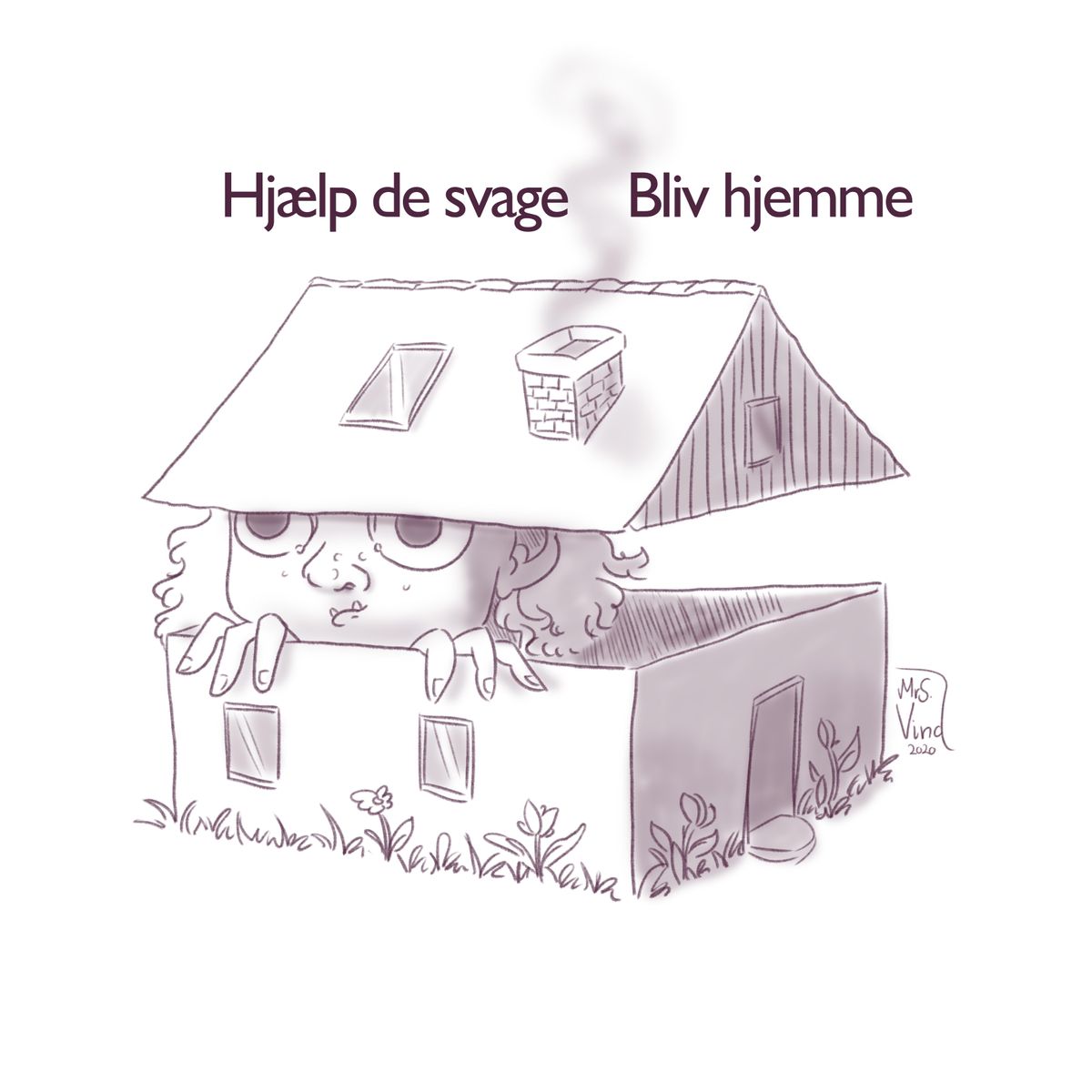 Hjælp de svage og udsatte - bliv hjemme 2020